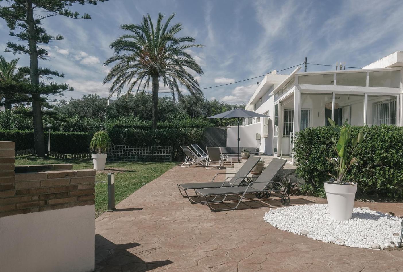 Casa Vesalia A 1A Linea De Mar Con Aa Y Wi-Fi. Villa Vinarós Exteriör bild
