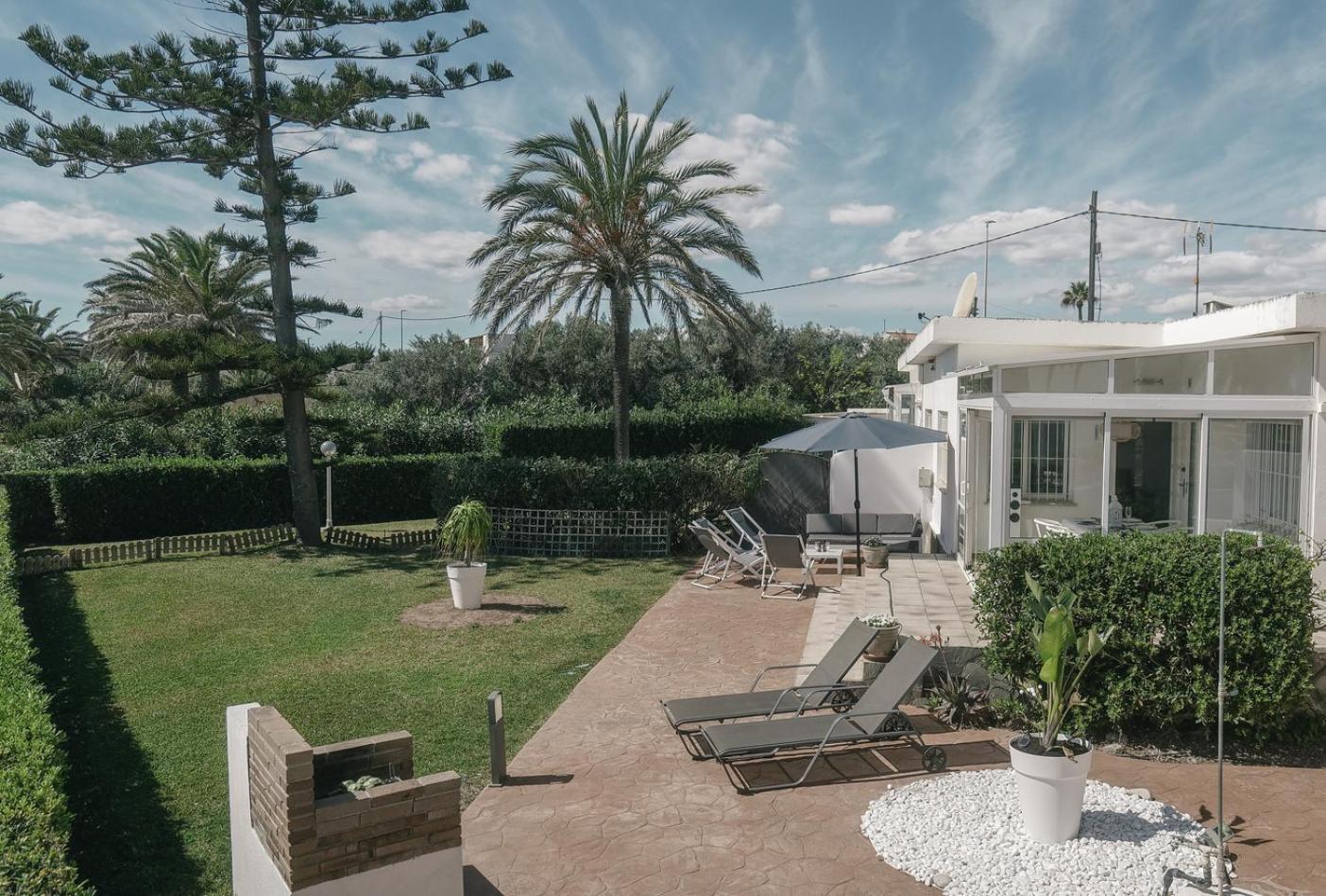 Casa Vesalia A 1A Linea De Mar Con Aa Y Wi-Fi. Villa Vinarós Exteriör bild