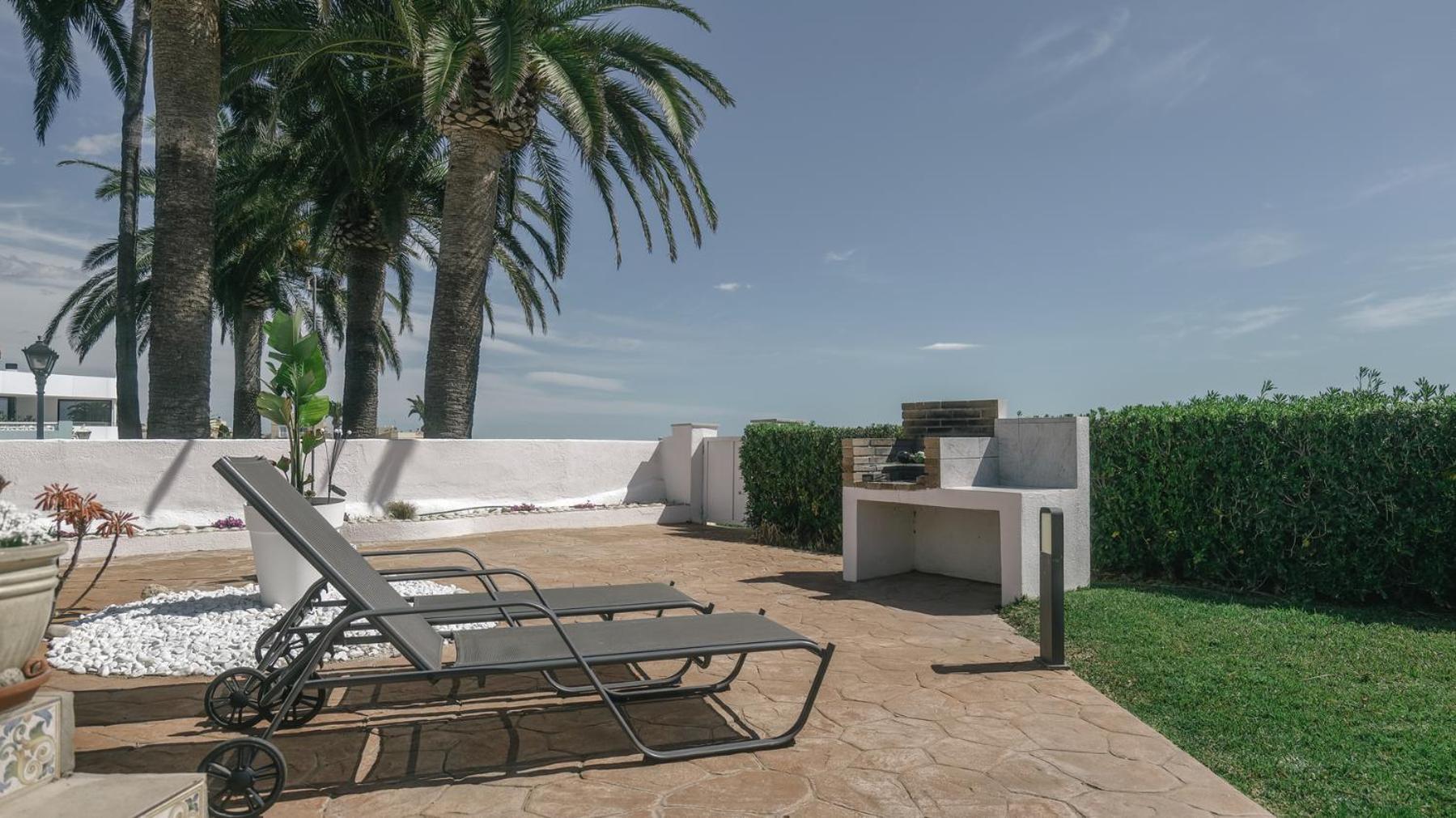 Casa Vesalia A 1A Linea De Mar Con Aa Y Wi-Fi. Villa Vinarós Exteriör bild