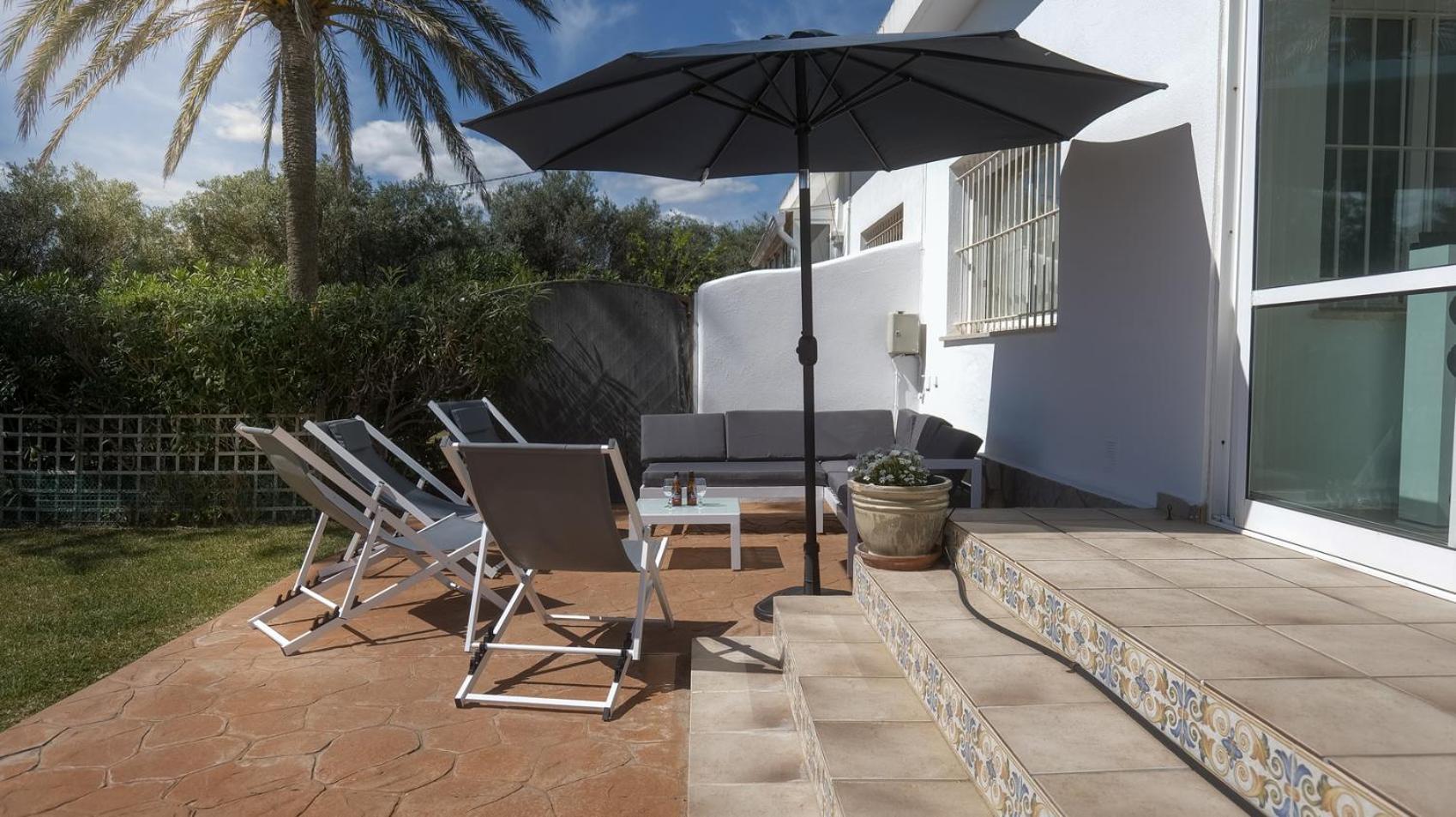 Casa Vesalia A 1A Linea De Mar Con Aa Y Wi-Fi. Villa Vinarós Exteriör bild